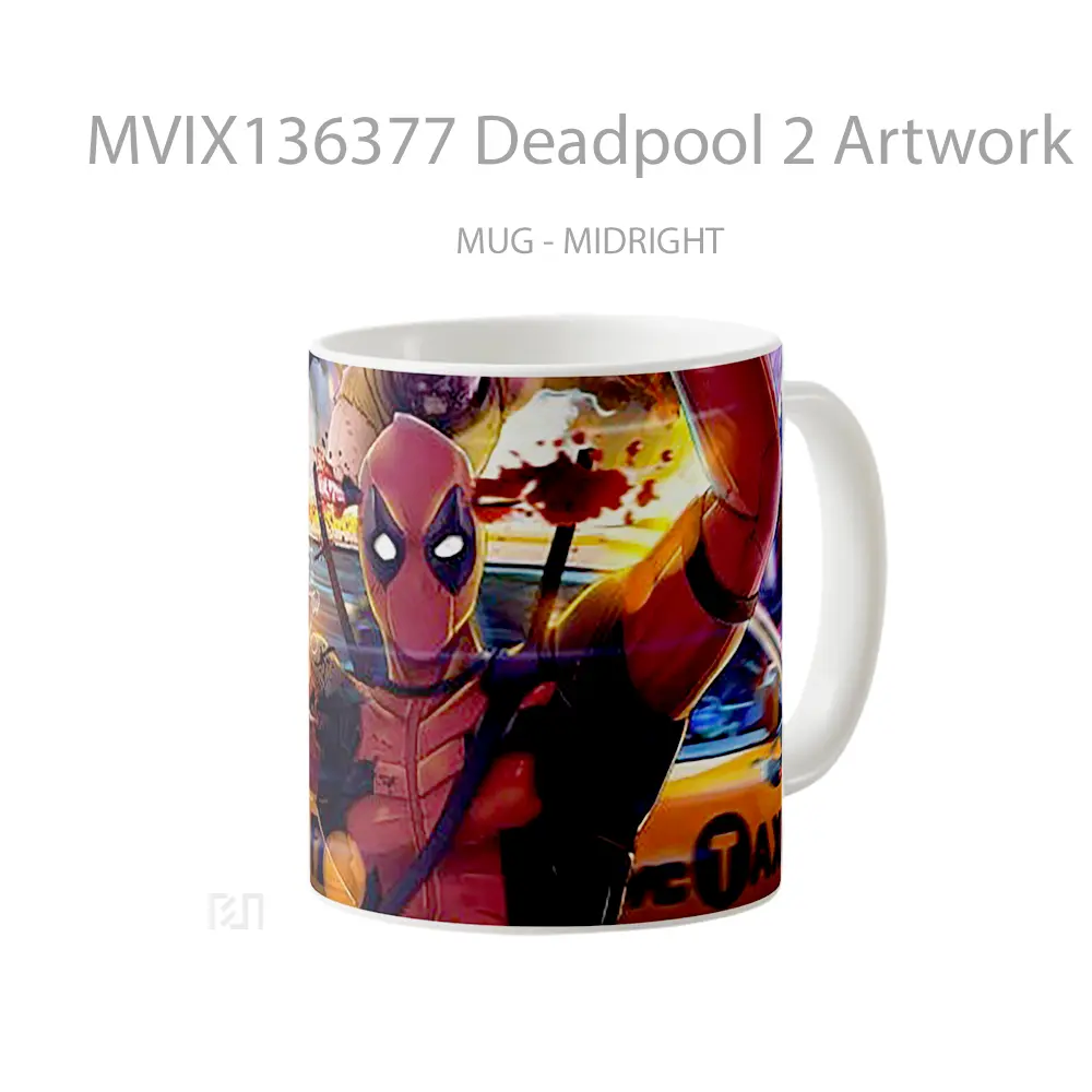 Mug Deadpool 2 Artwork Gelas Superhero - All-side / Desain