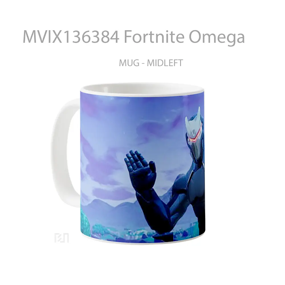 Mug Fortnite Omega Cangkir Gamer - All-side / Desain