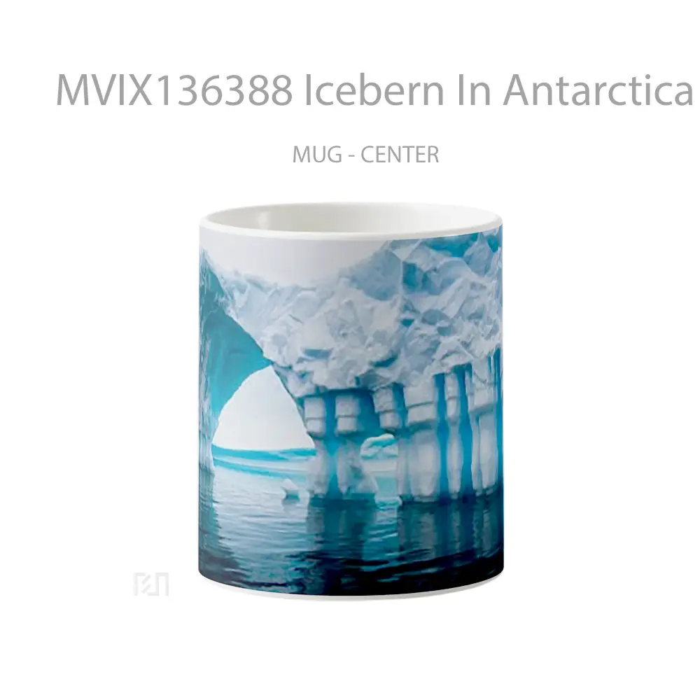 Mug Icebern In Antarctica S Sea Gelas Pemandangan Alam