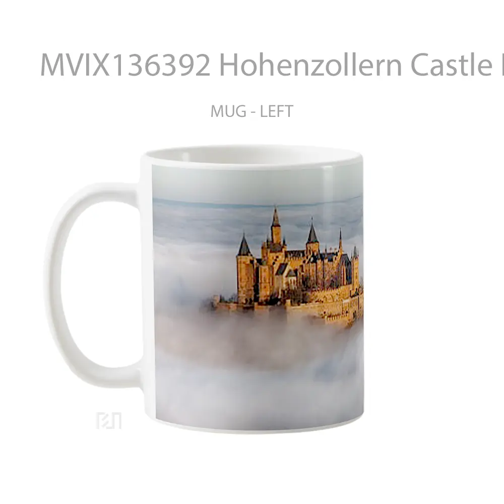 Mug Hohenzollern Castle In Germany Gelas Keramik Unik - All-side / Desain