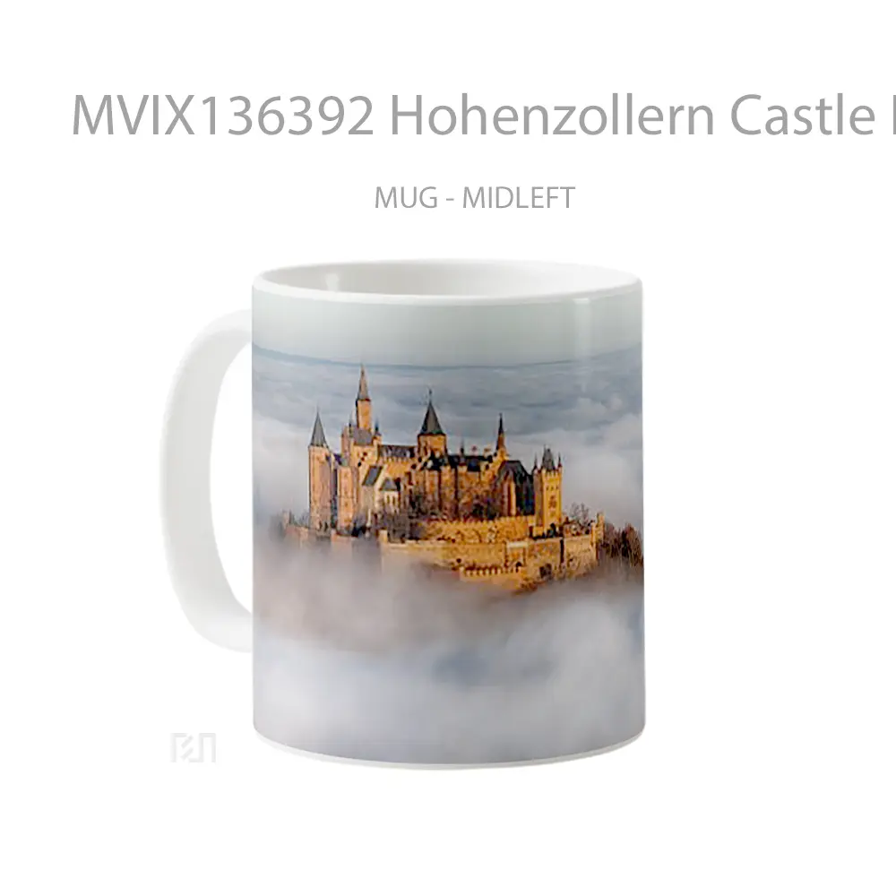 Mug Hohenzollern Castle In Germany Gelas Keramik Unik - All-side / Desain