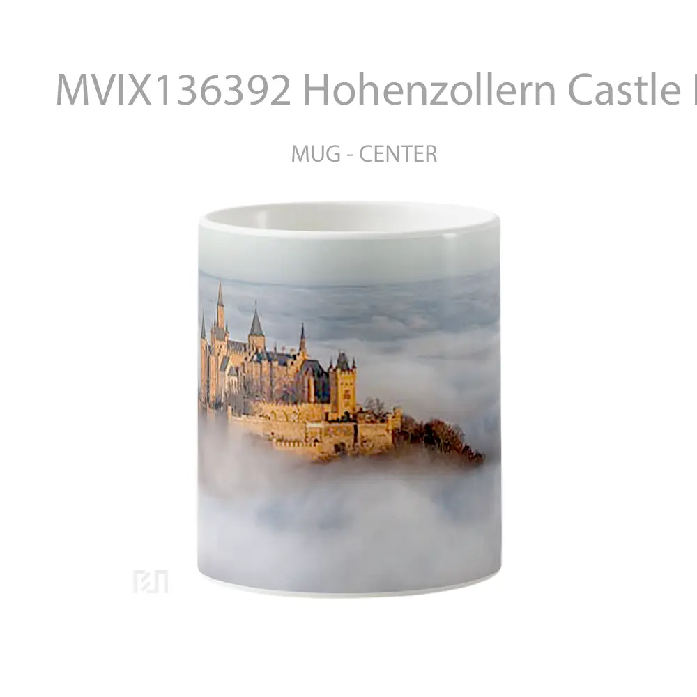 Mug Hohenzollern Castle In Germany Gelas Keramik Unik