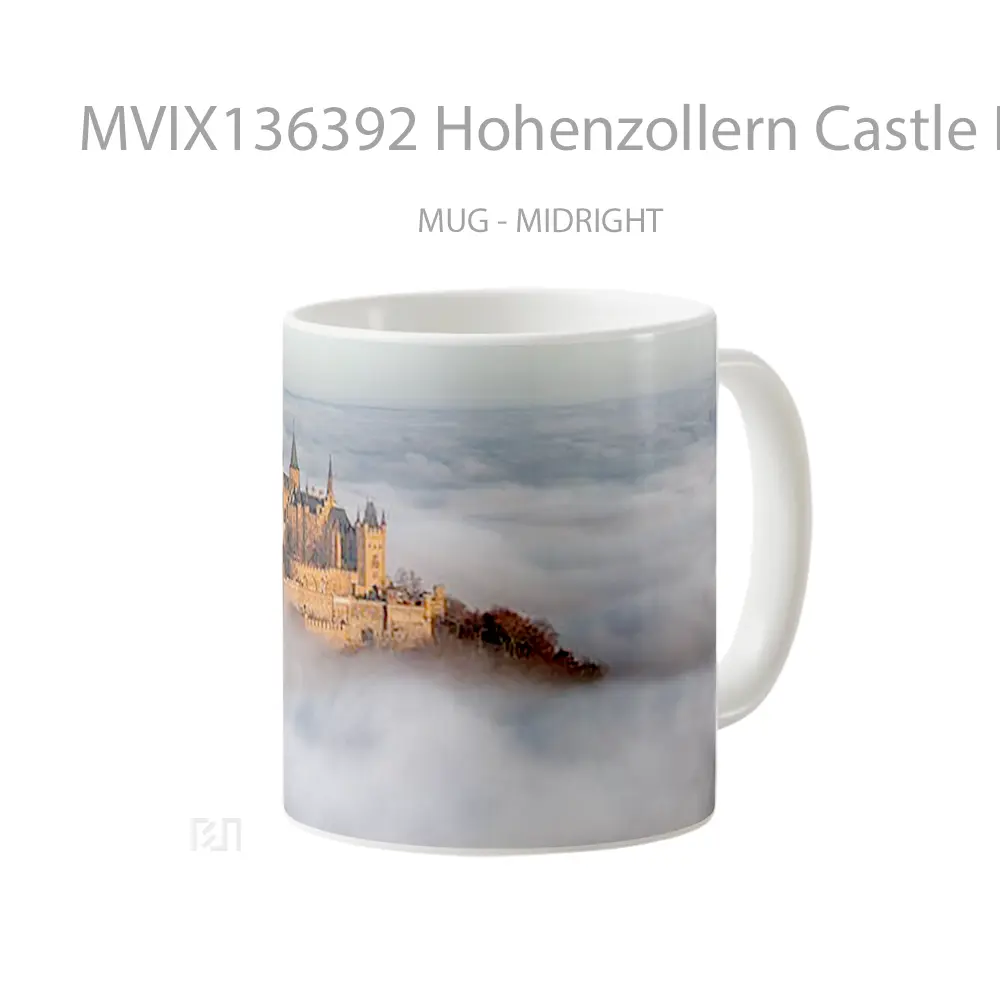 Mug Hohenzollern Castle In Germany Gelas Keramik Unik - All-side / Desain
