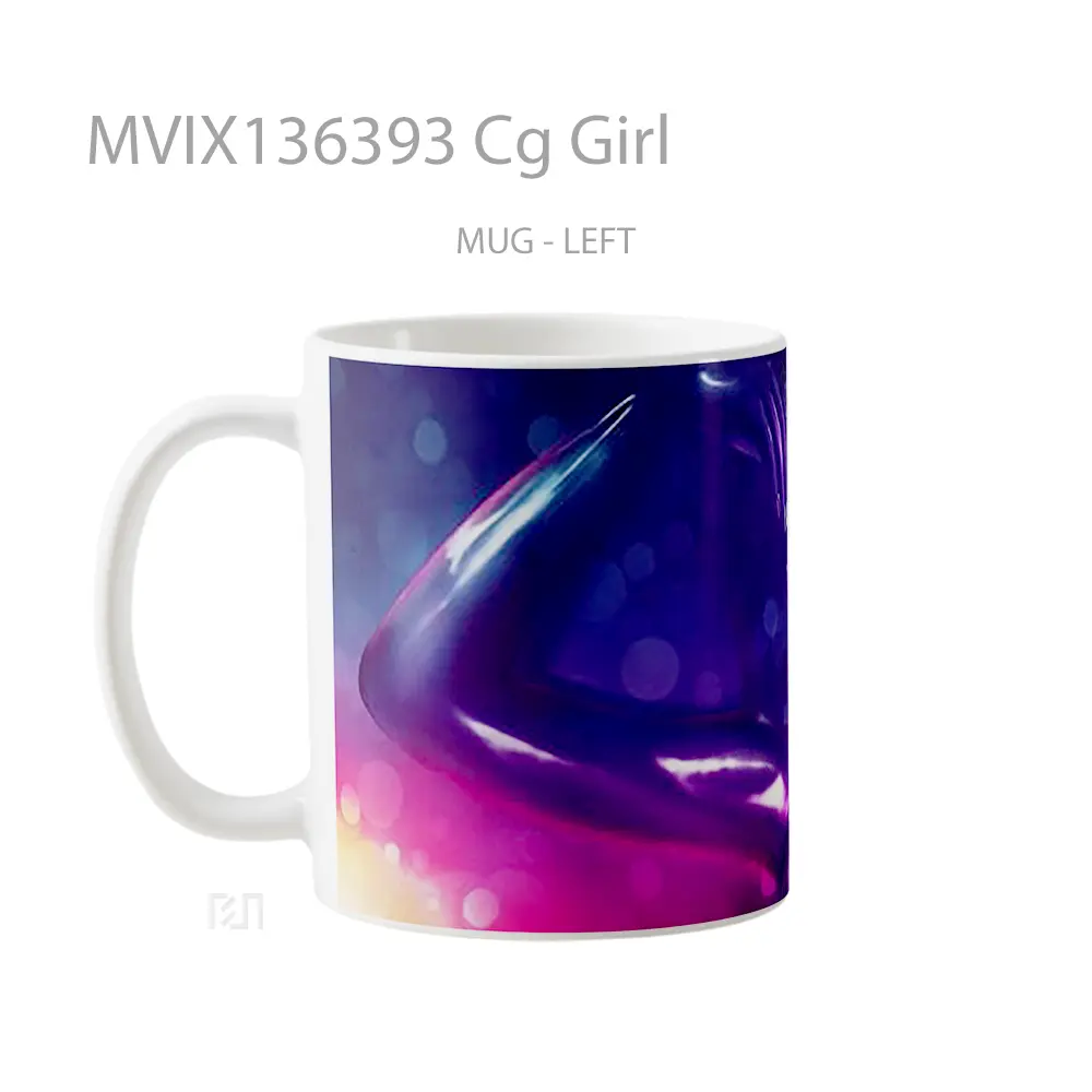 Mug Cg Girl Gelas Keramik Unik - All-side / Desain