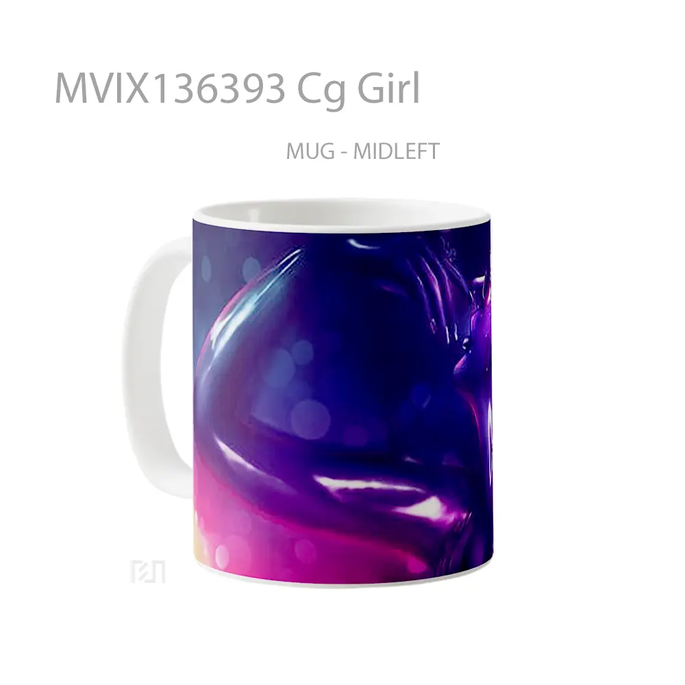 Mug Cg Girl Gelas Keramik Unik - All-side / Desain