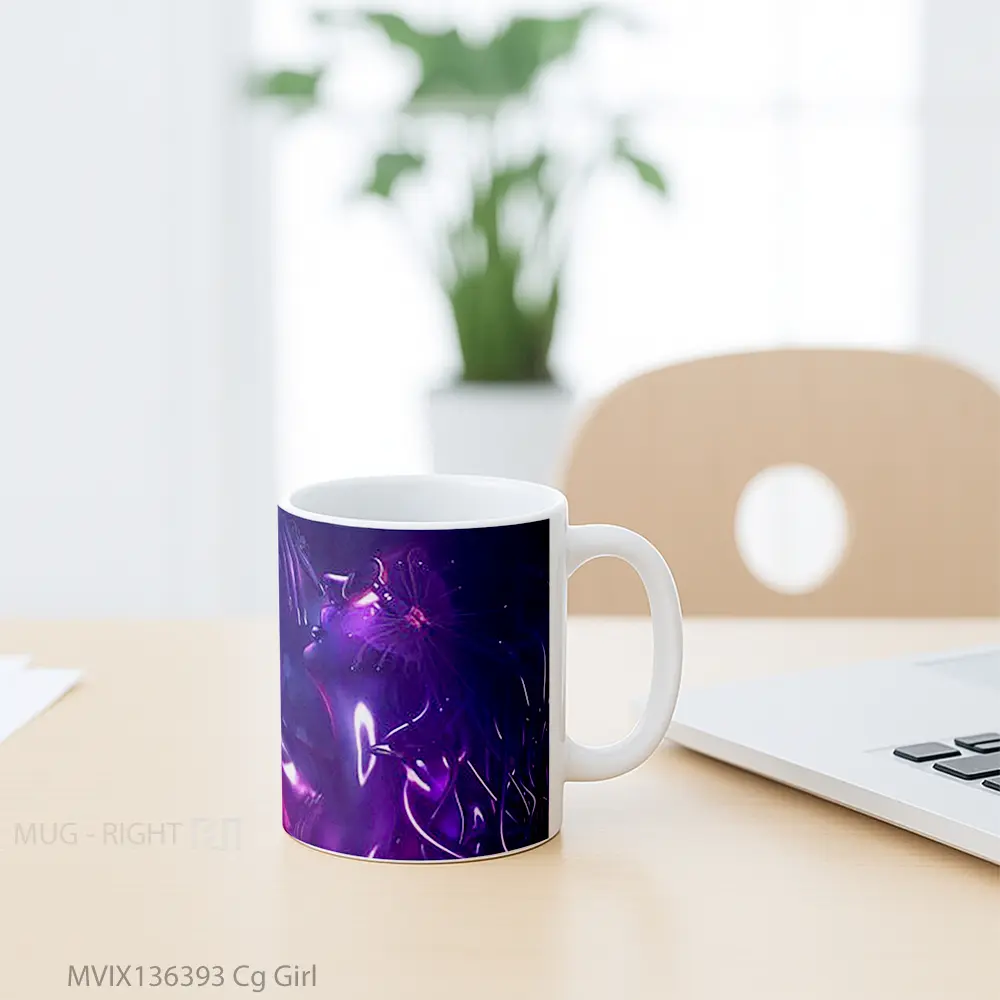 Mug Cg Girl Gelas Keramik Unik - All-side / Desain