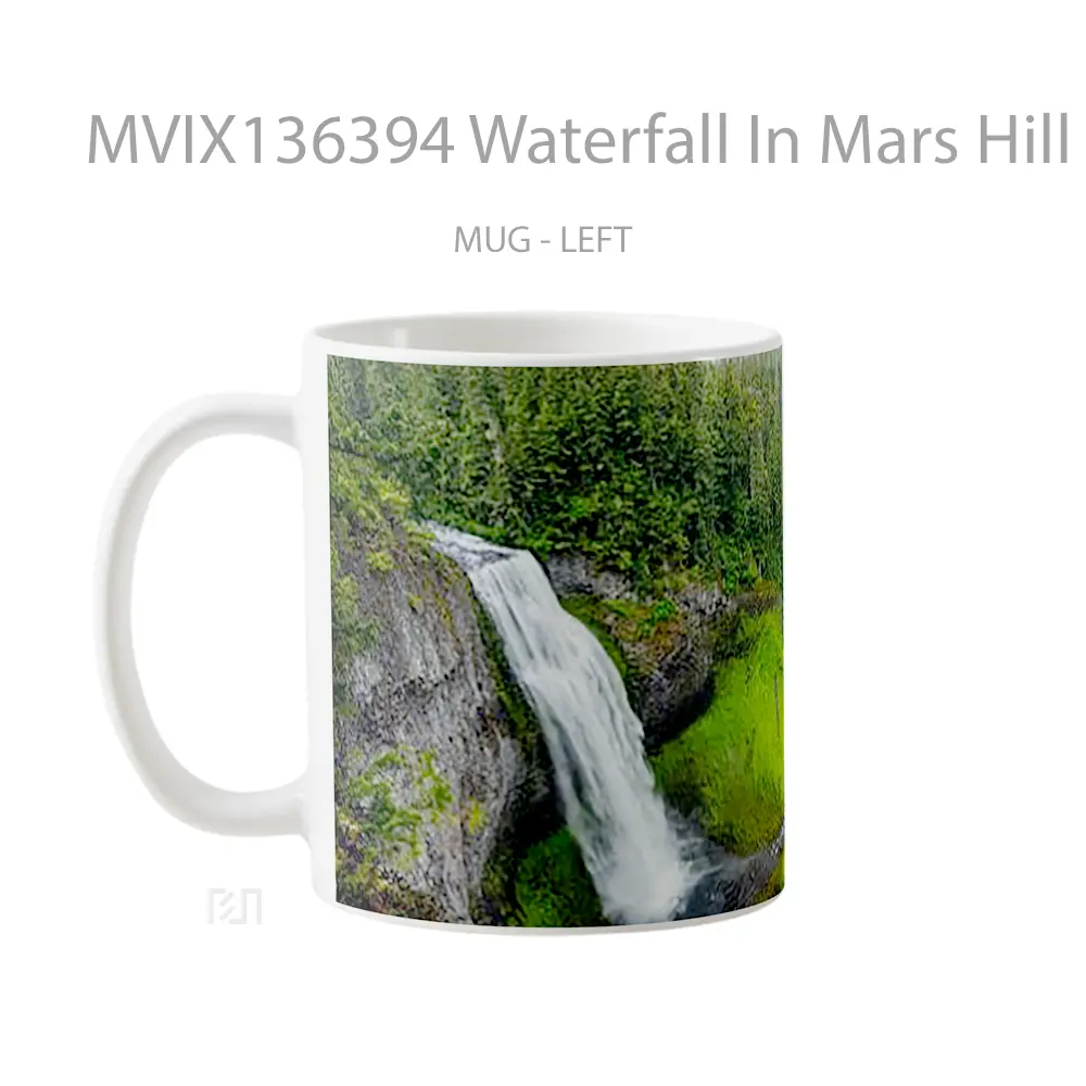 Mug Waterfall In Mars Hill North Carolina Gelas Pemandangan Alam - All-side / Desain