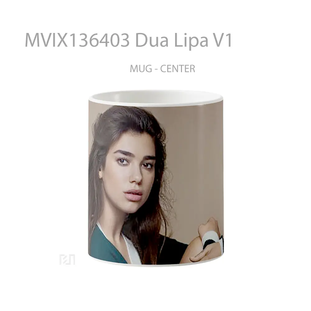 Mug Dua Lipa V1 Gelas Selebriti