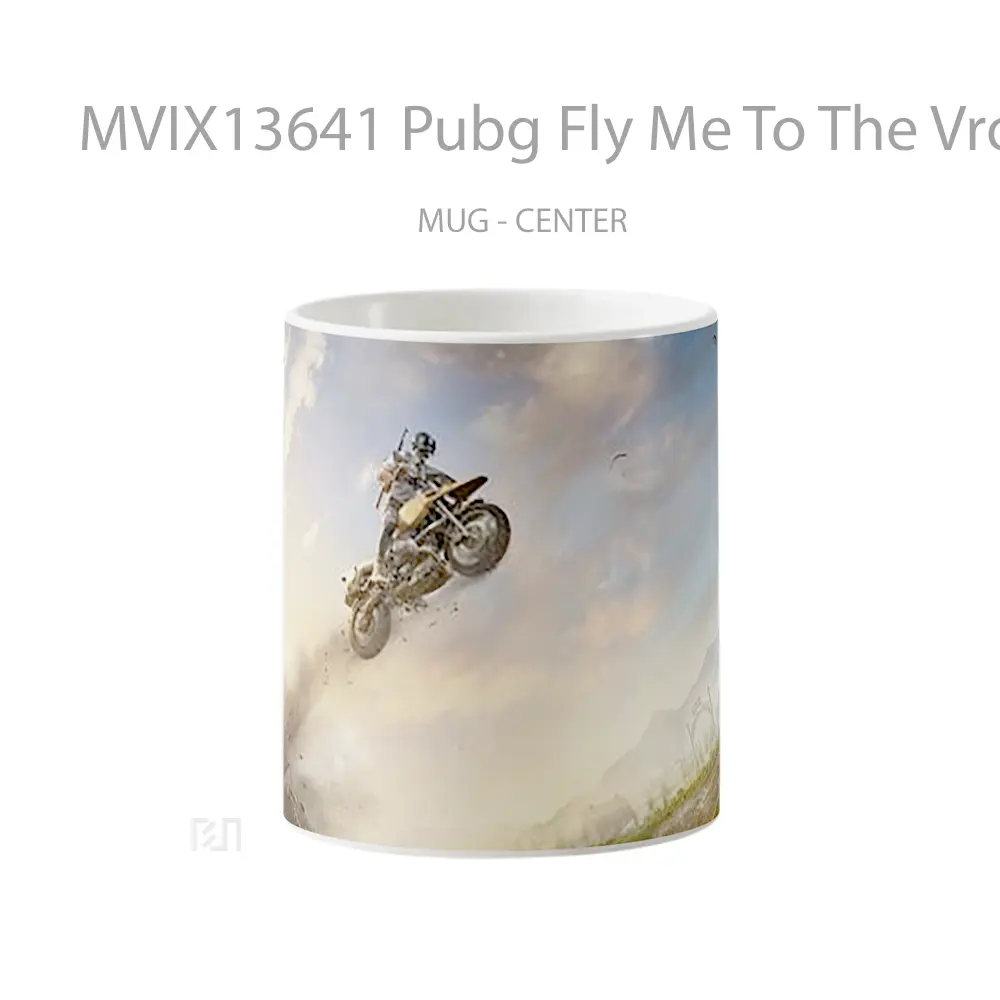 Mug Pubg Fly Me To The Vroom Cangkir Gamer