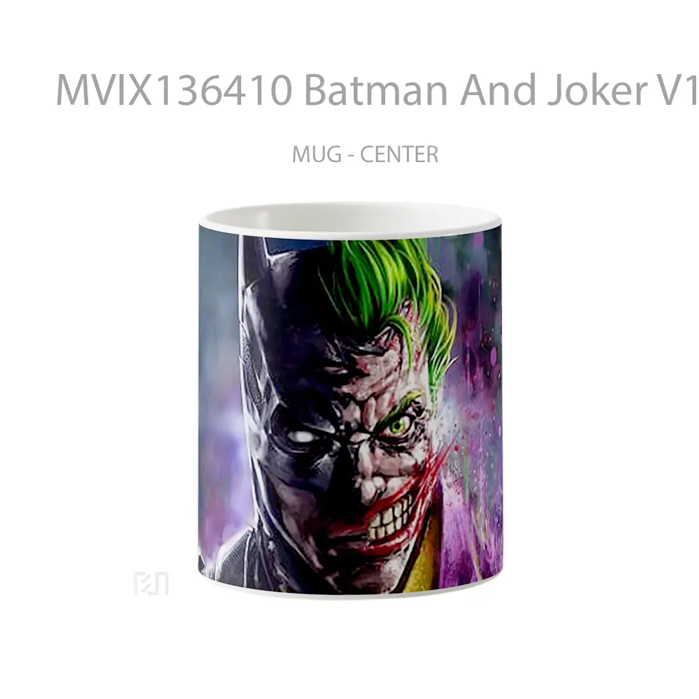 Mug Batman And Joker V1 Gelas Superhero