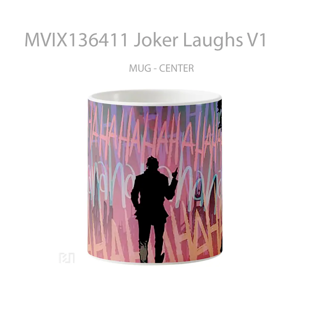 Mug Joker Laughs V1 Gelas Superhero