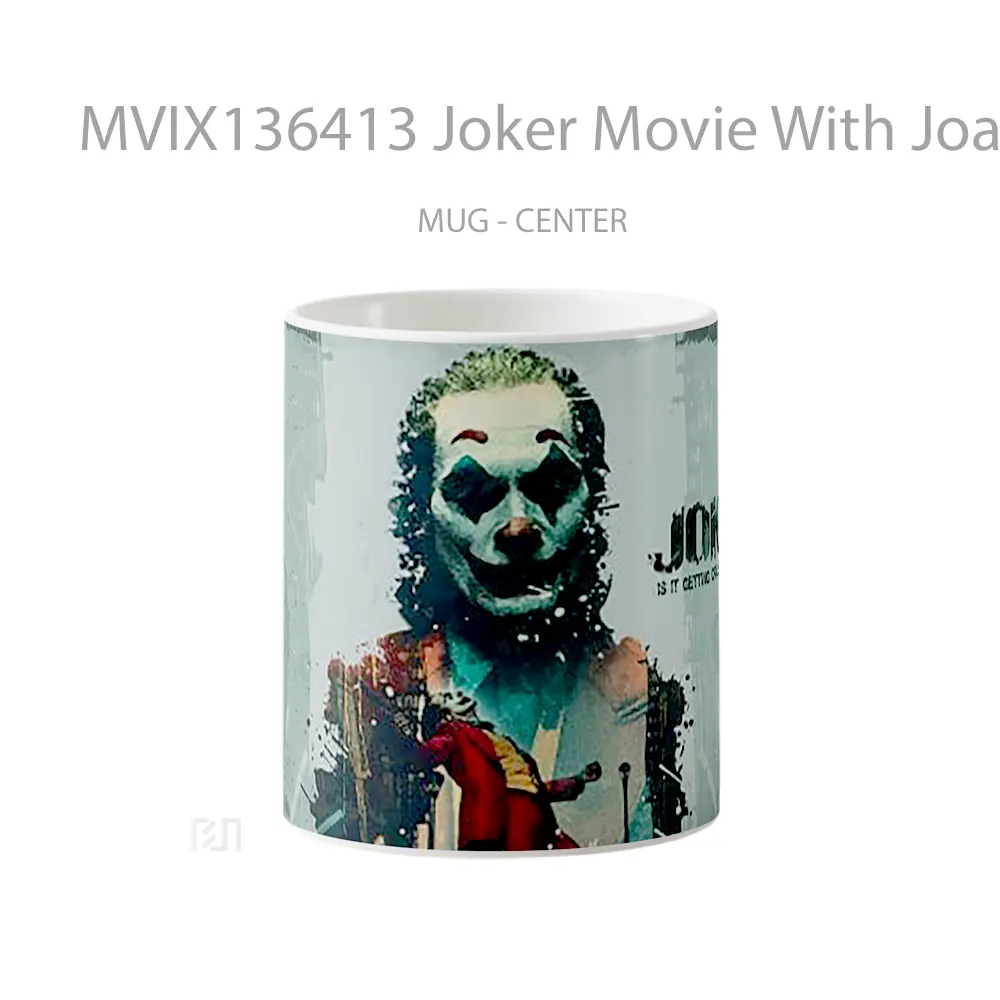Mug Joker Movie With Joaquin Phoenix V2 Gelas Superhero