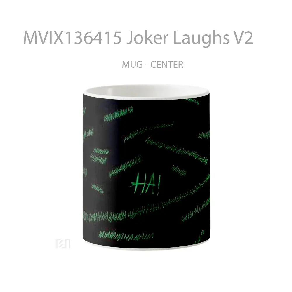 Mug Joker Laughs V2 Gelas Superhero