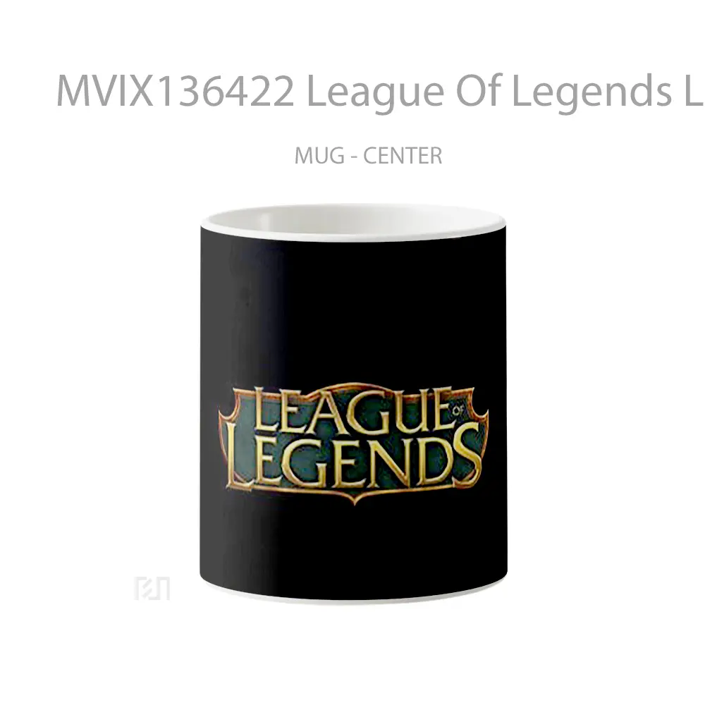 Mug League Of Legends Logo Cangkir Gamer