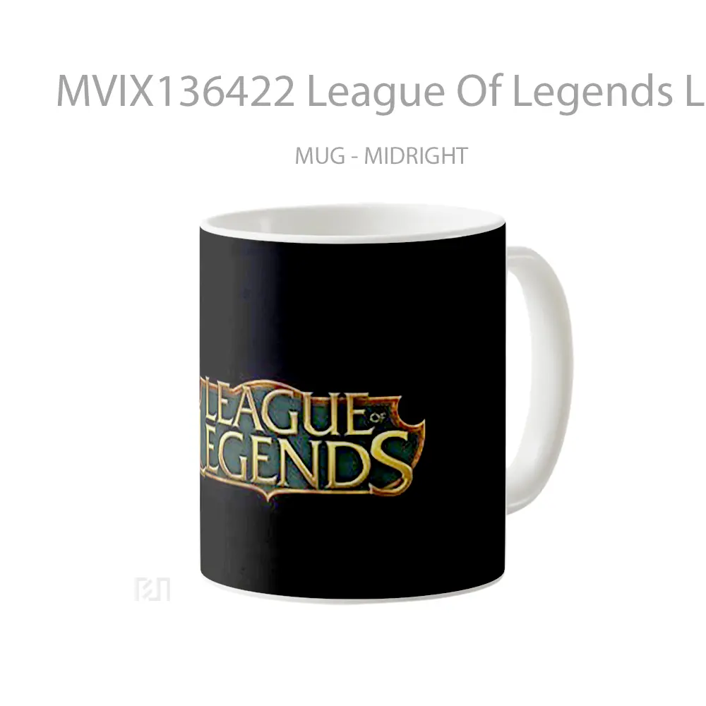 Mug League Of Legends Logo Cangkir Gamer - All-side / Desain