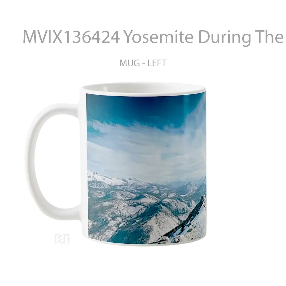 Mug Yosemite During The Winter V1 Gelas Keramik Unik - All-side / Desain