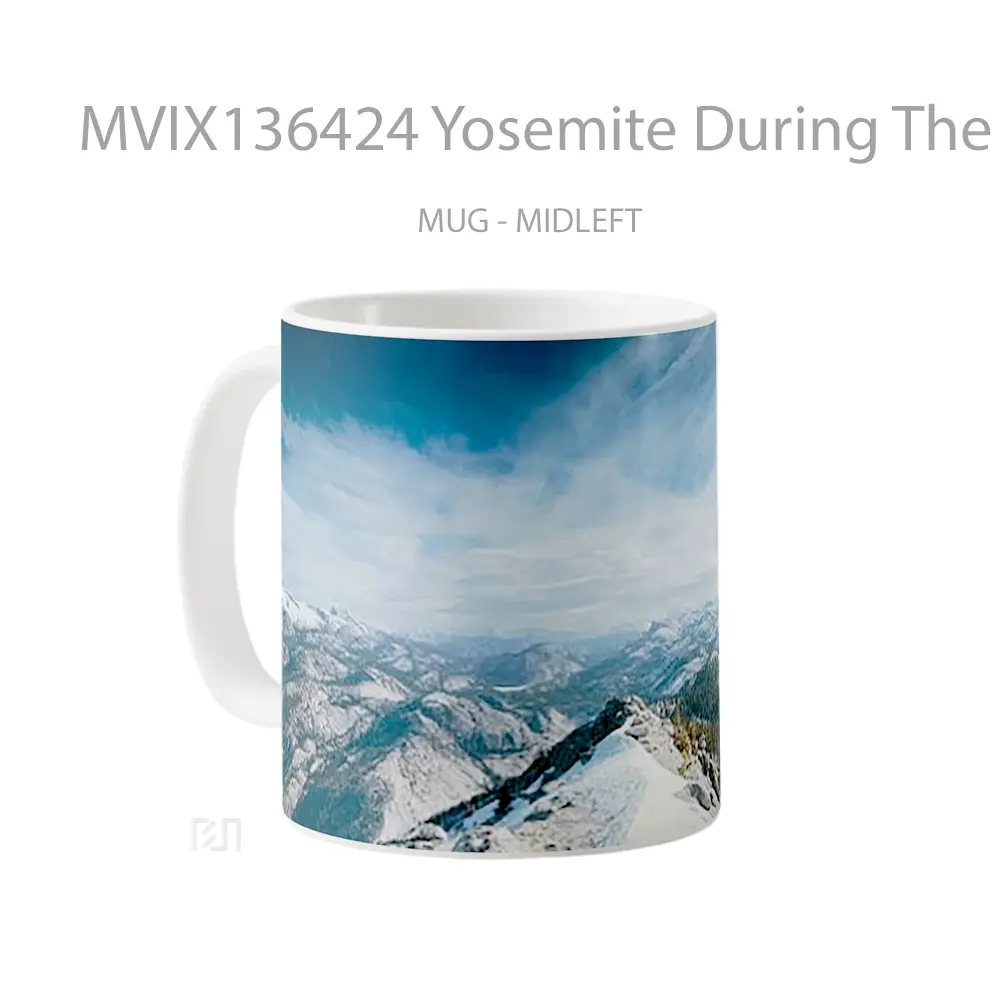 Mug Yosemite During The Winter V1 Gelas Keramik Unik - All-side / Desain
