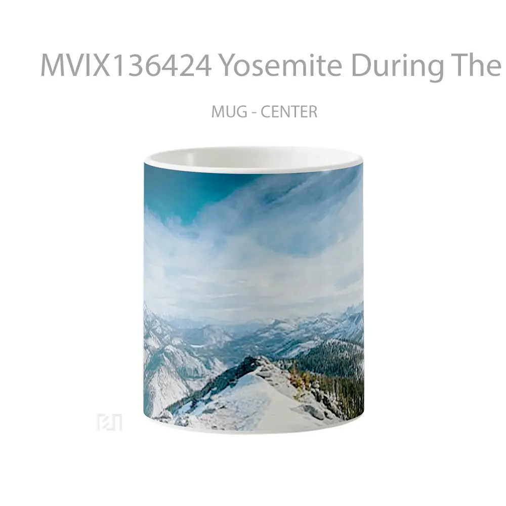 Mug Yosemite During The Winter V1 Gelas Keramik Unik