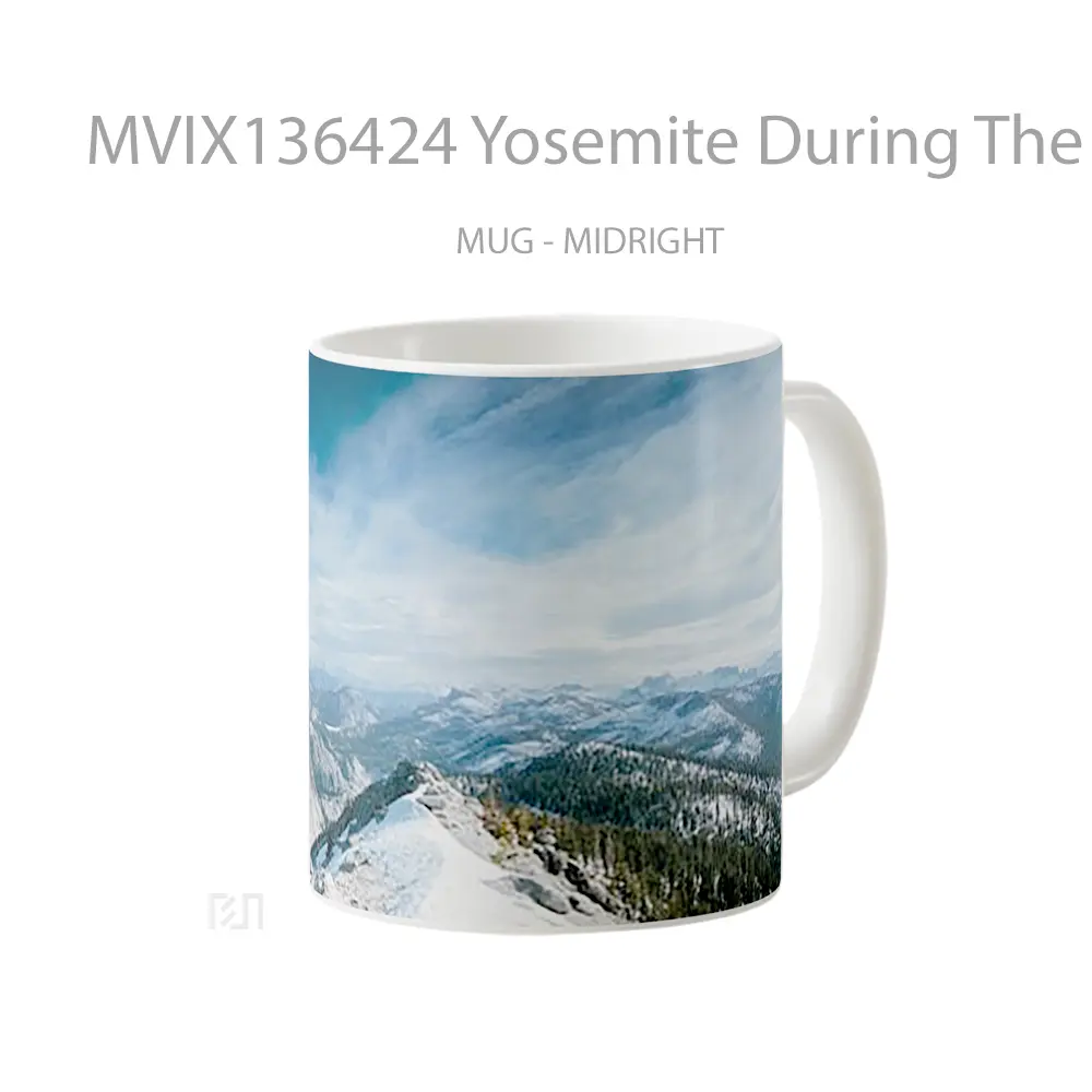 Mug Yosemite During The Winter V1 Gelas Keramik Unik - All-side / Desain