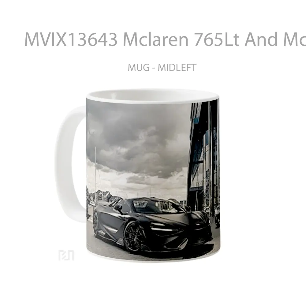 Mug Mclaren 765Lt And Mclaren Gt Gelas Keramik Unik - All-side / Desain