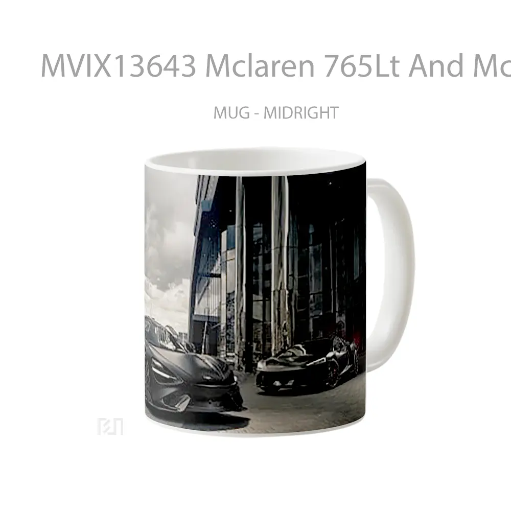 Mug Mclaren 765Lt And Mclaren Gt Gelas Keramik Unik - All-side / Desain