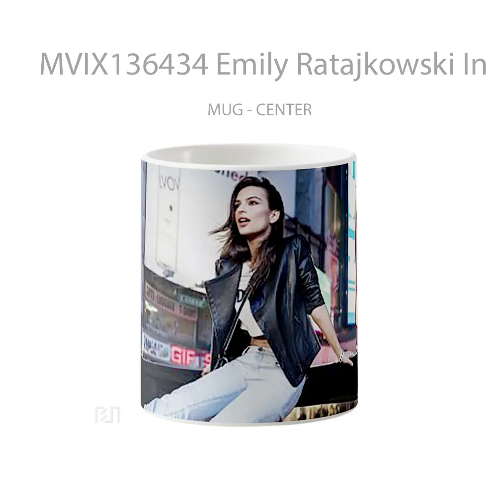 Mug Emily Ratajkowski In New York Gelas Keramik Unik