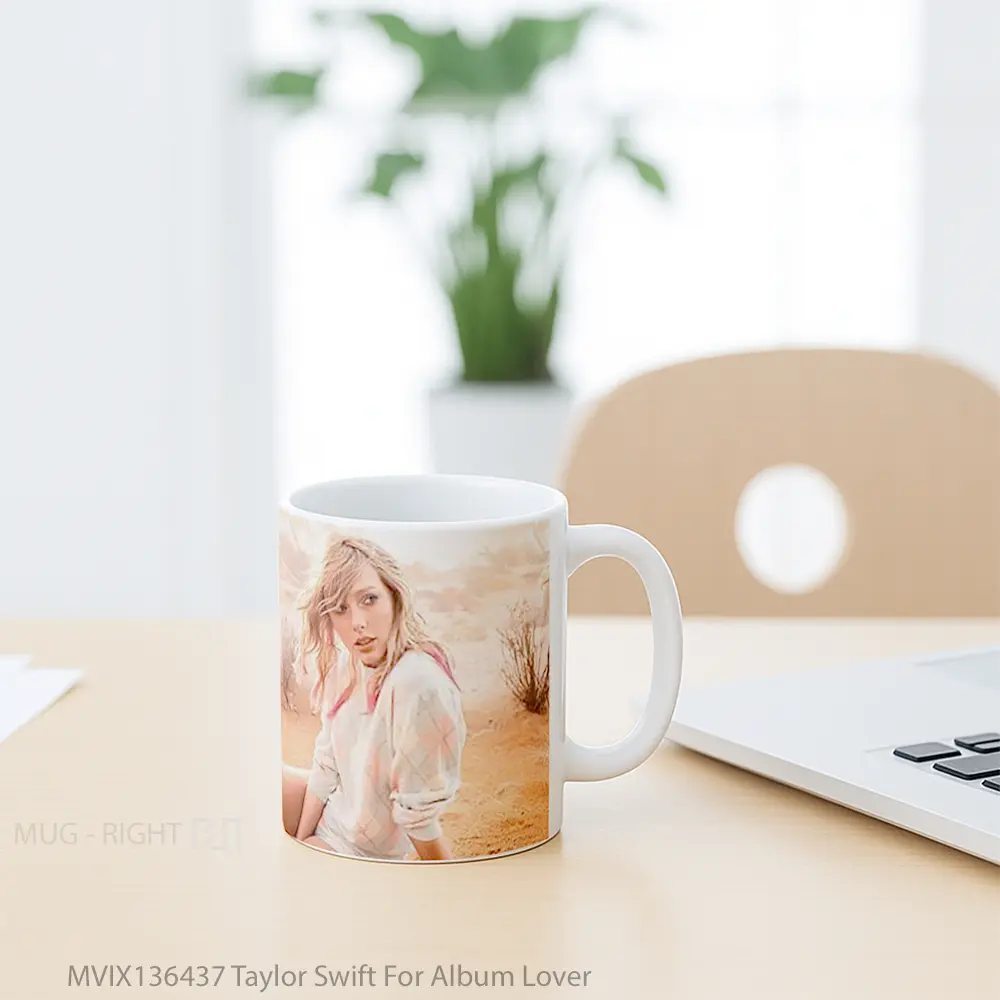 Mug Taylor Swift For Album Lover Gelas Selebriti - All-side / Desain