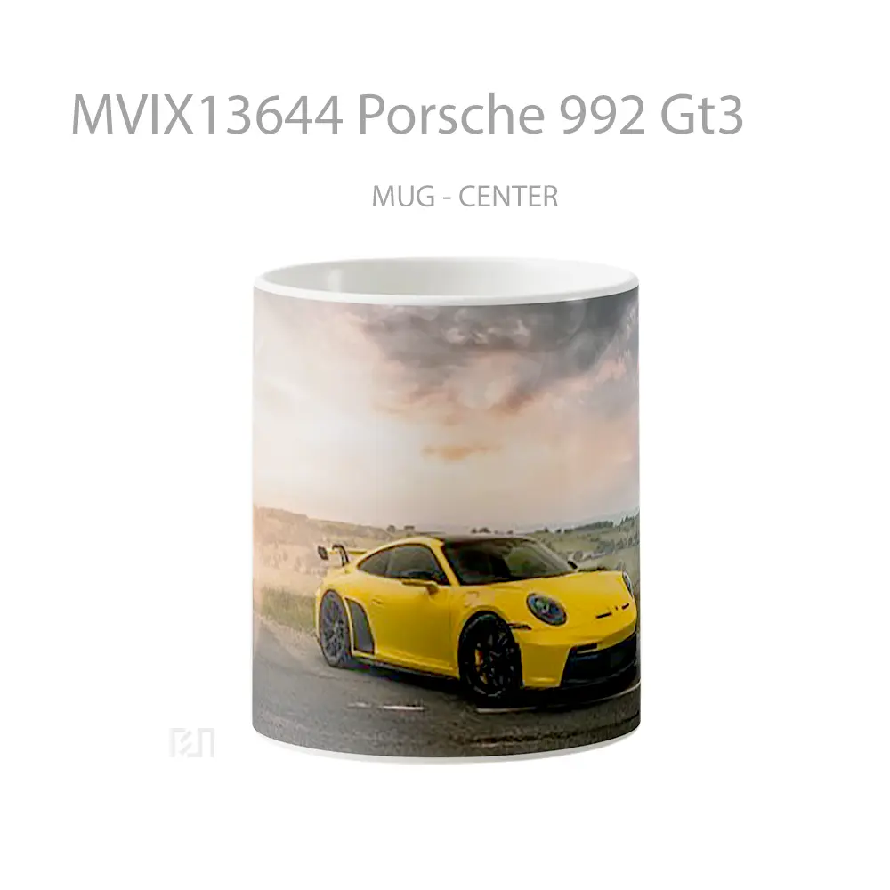 Mug Porsche 992 Gt3 Cangkir Mobil