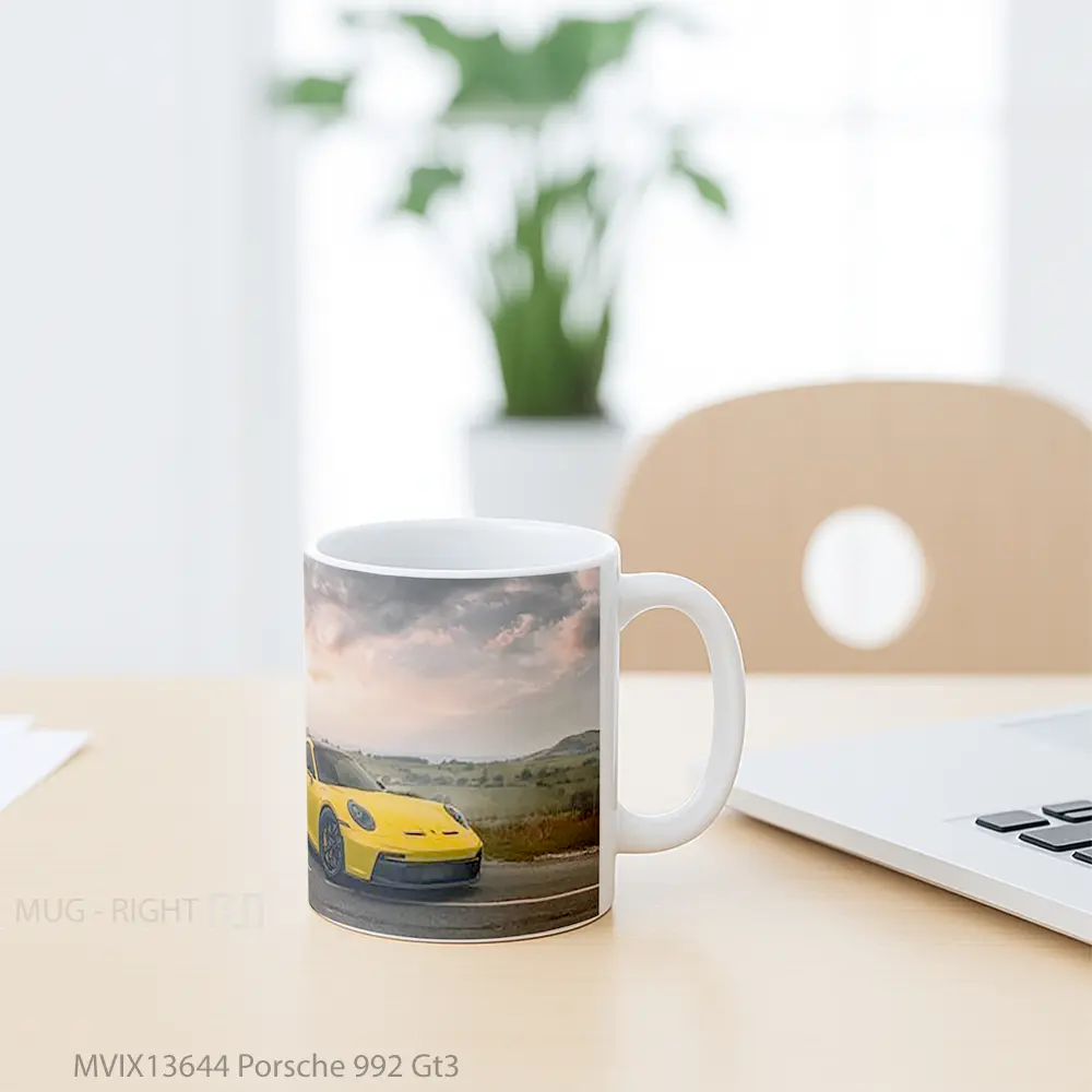 Mug Porsche 992 Gt3 Cangkir Mobil - All-side / Desain