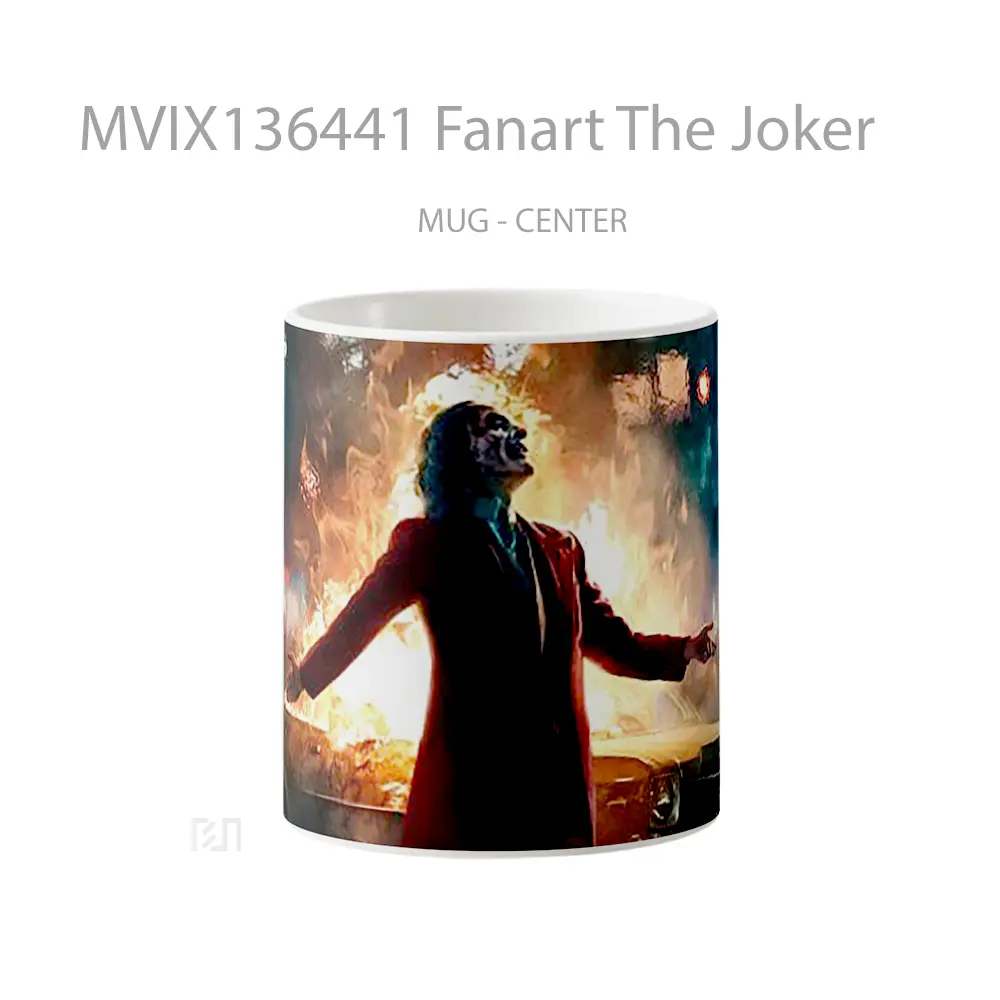 Mug Fanart The Joker Gelas Superhero