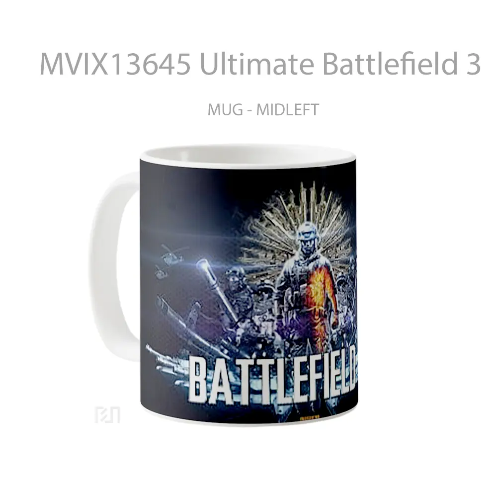 Mug Ultimate Battlefield 3 Gelas Keramik Unik - All-side / Desain