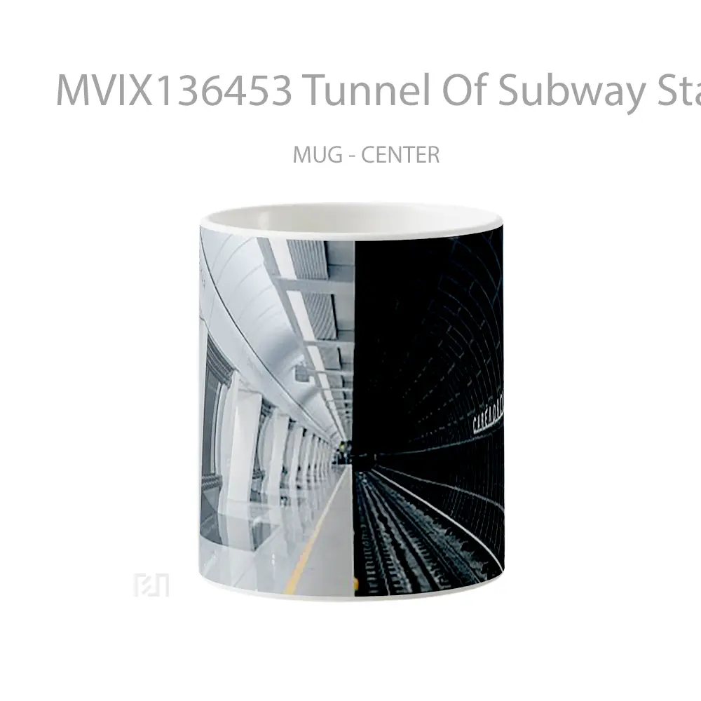 Mug Tunnel Of Subway Station Gelas Keramik Unik