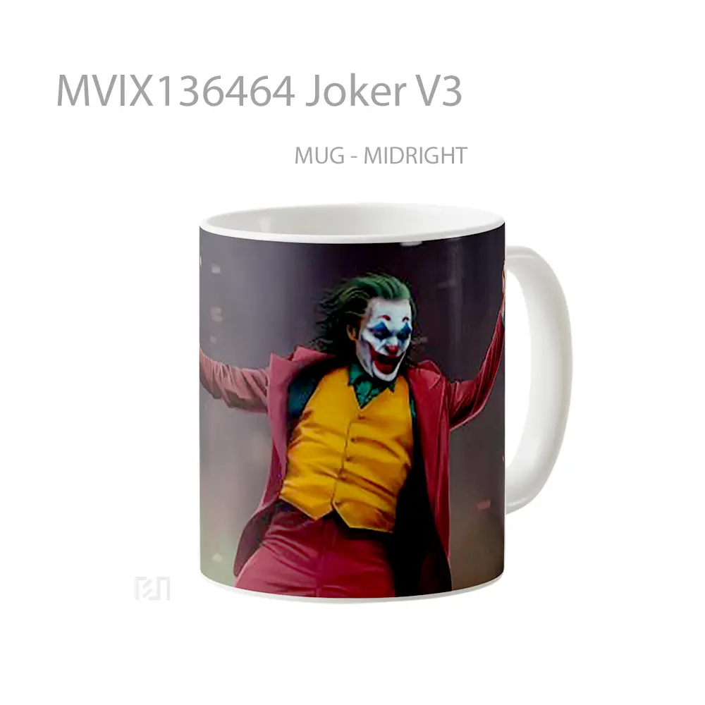 Mug Joker V3 Gelas Superhero - All-side / Desain
