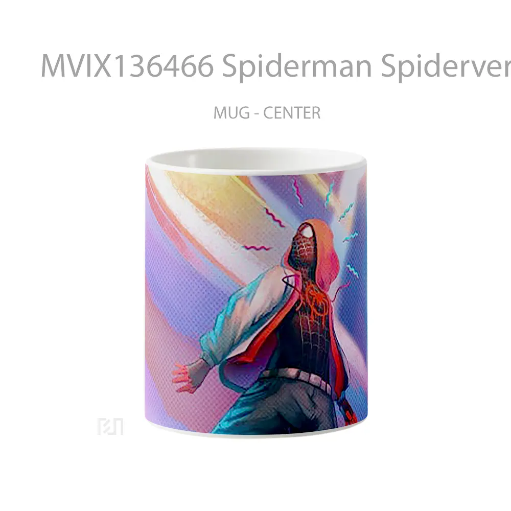 Mug Spiderman Spiderverse Gelas Superhero