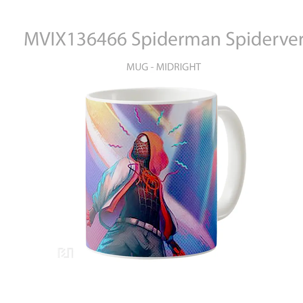 Mug Spiderman Spiderverse Gelas Superhero - All-side / Desain