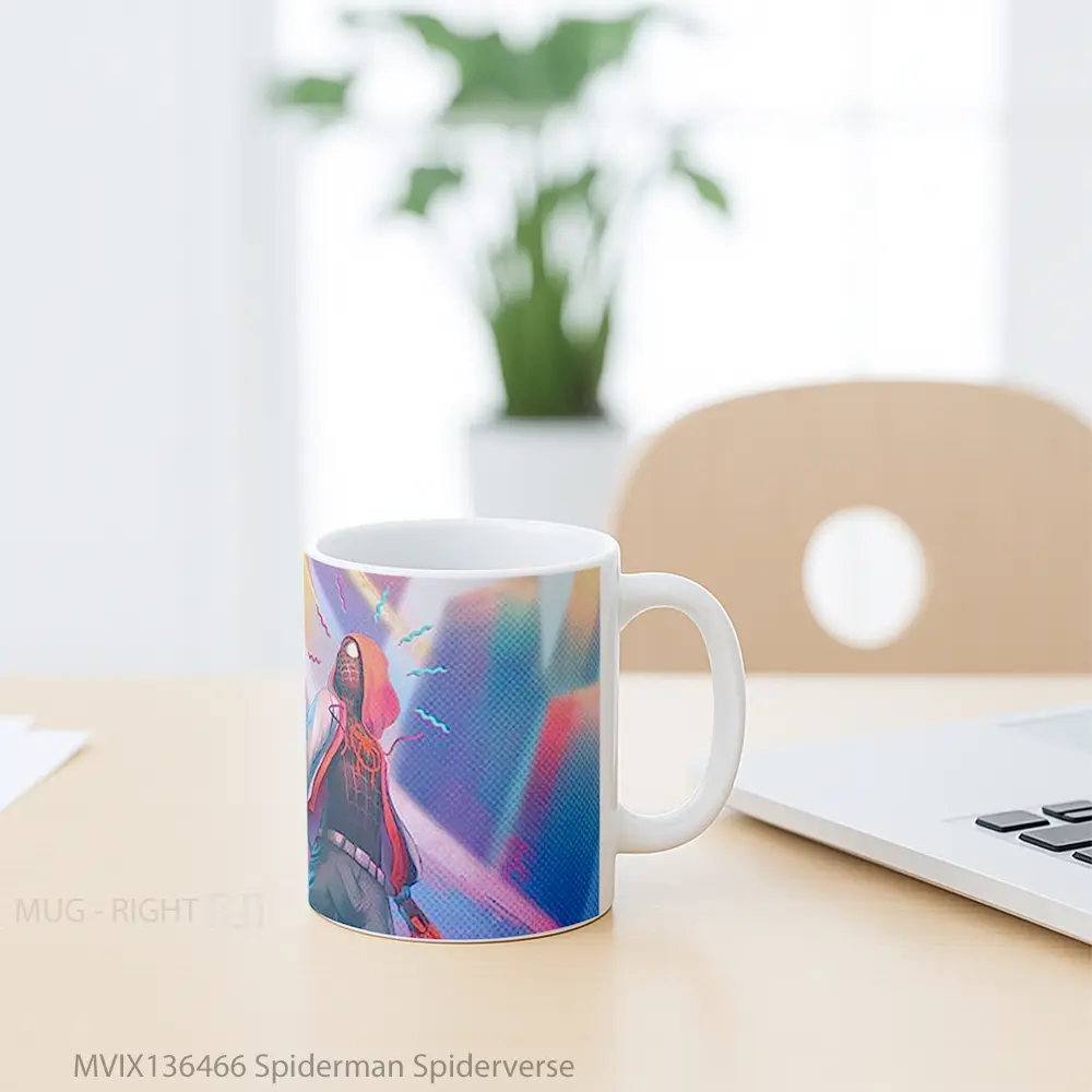 Mug Spiderman Spiderverse Gelas Superhero - All-side / Desain