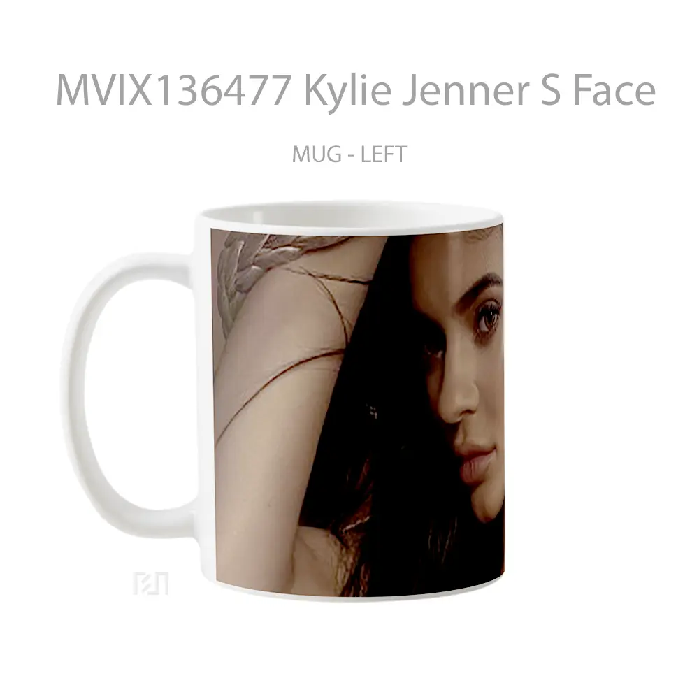 Mug Kylie Jenner S Face Gelas Selebriti - All-side / Desain
