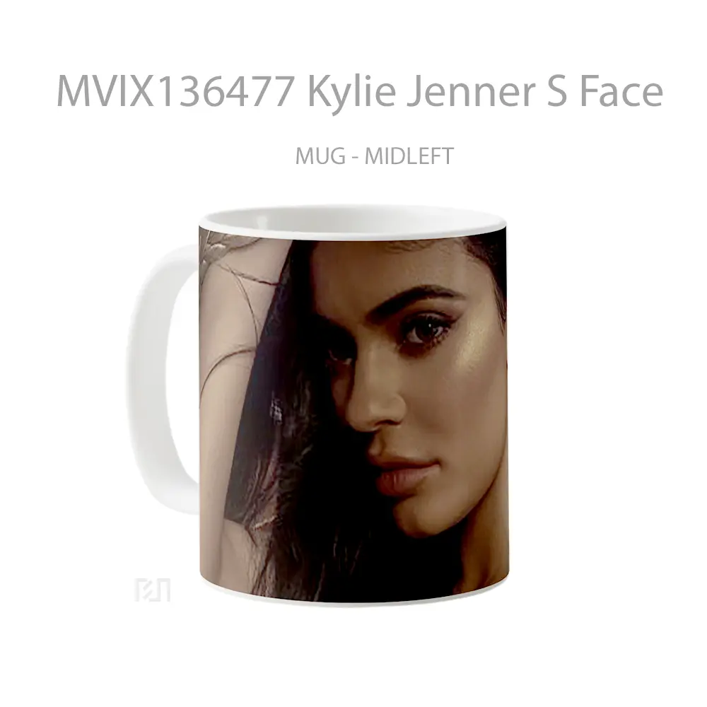 Mug Kylie Jenner S Face Gelas Selebriti - All-side / Desain