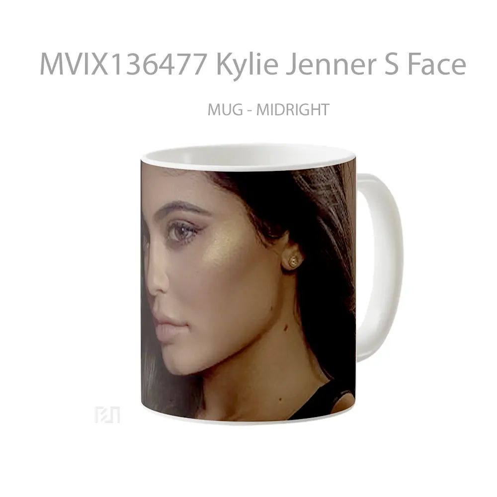 Mug Kylie Jenner S Face Gelas Selebriti - All-side / Desain