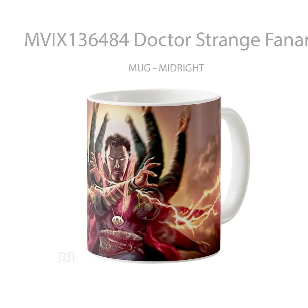 Mug Doctor Strange Fanart V1 Gelas Superhero - All-side / Desain