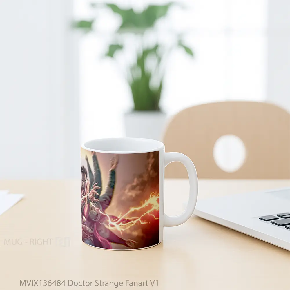 Mug Doctor Strange Fanart V1 Gelas Superhero - All-side / Desain