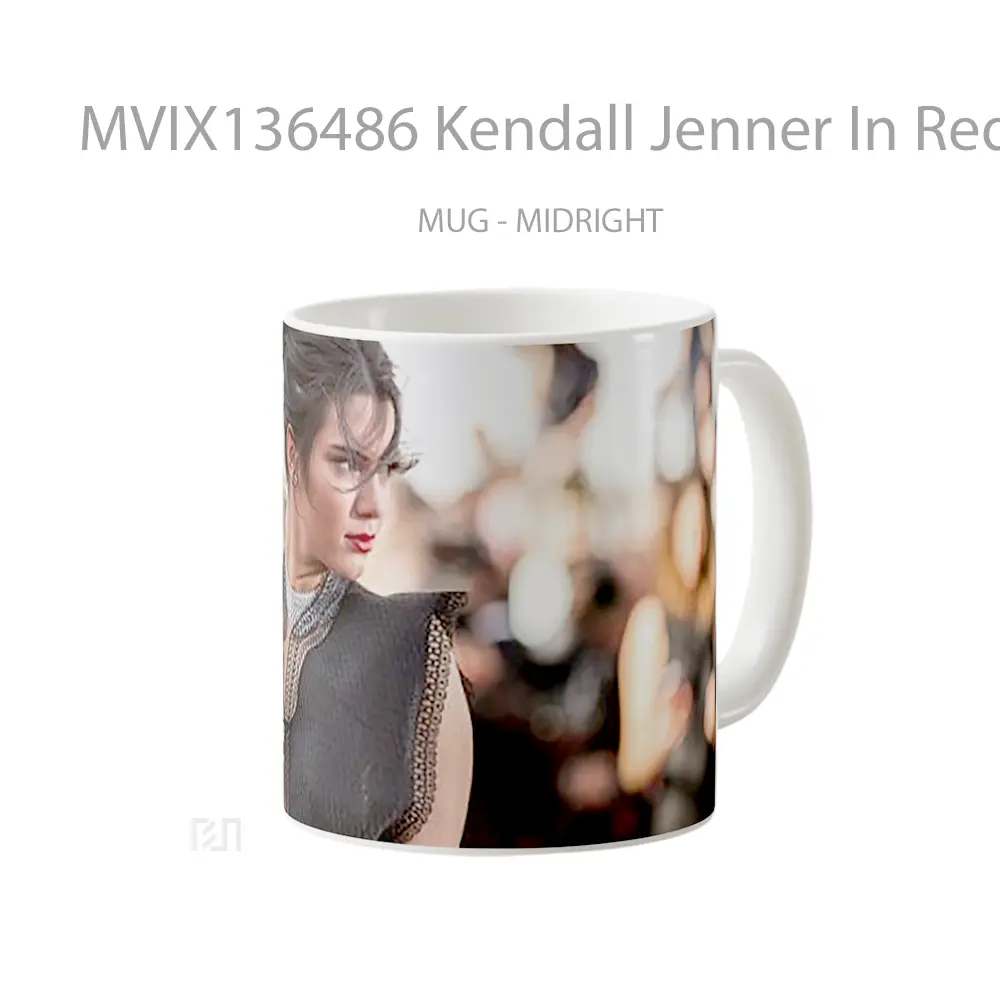 Mug Kendall Jenner In Red Carpet Gelas Selebriti - All-side / Desain