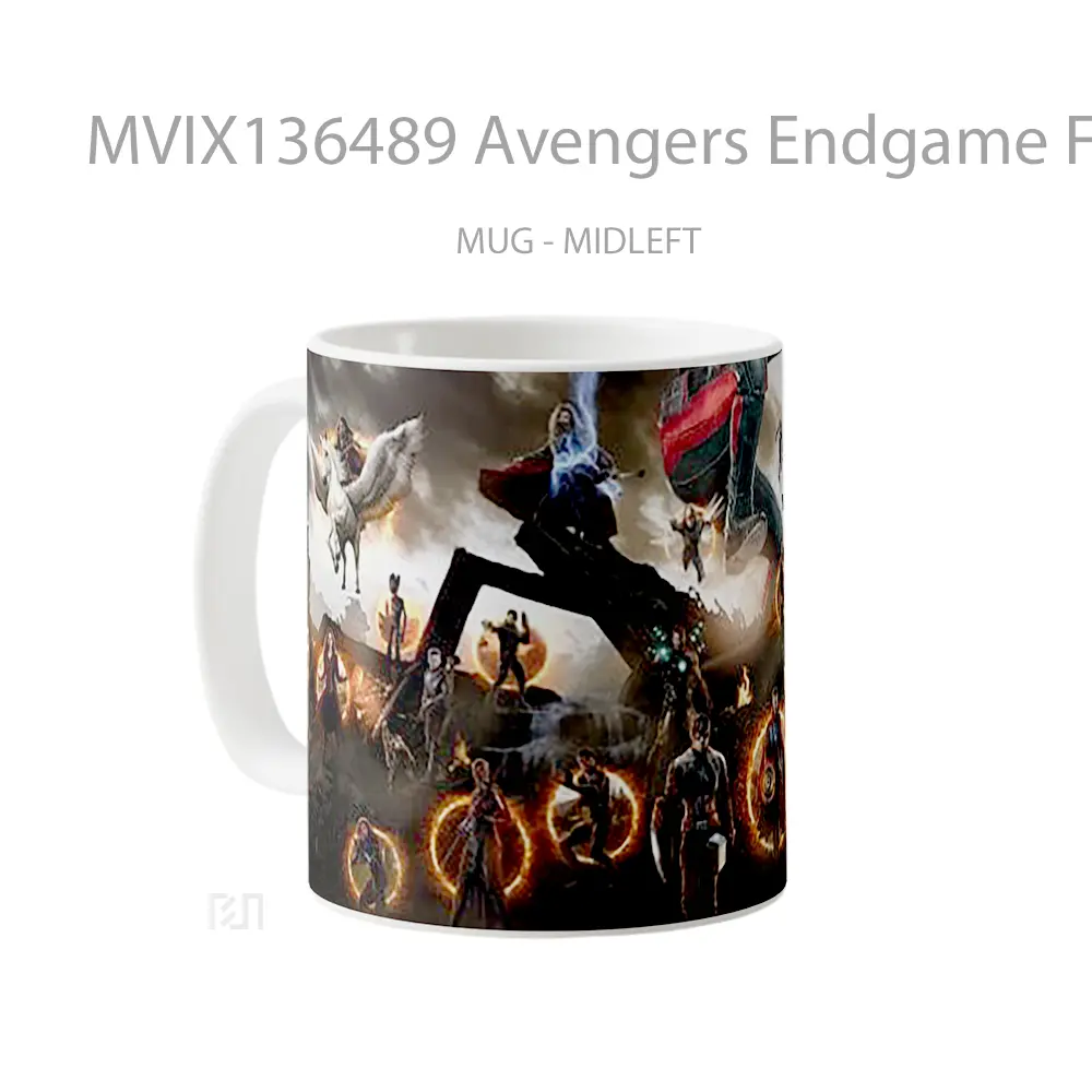 Mug Avengers Endgame Final Battle Gelas Superhero - All-side / Desain
