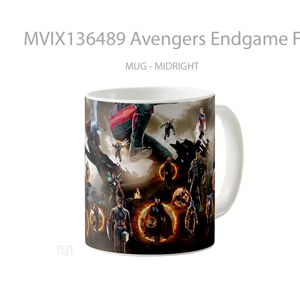 Mug Avengers Endgame Final Battle Gelas Superhero - All-side / Desain