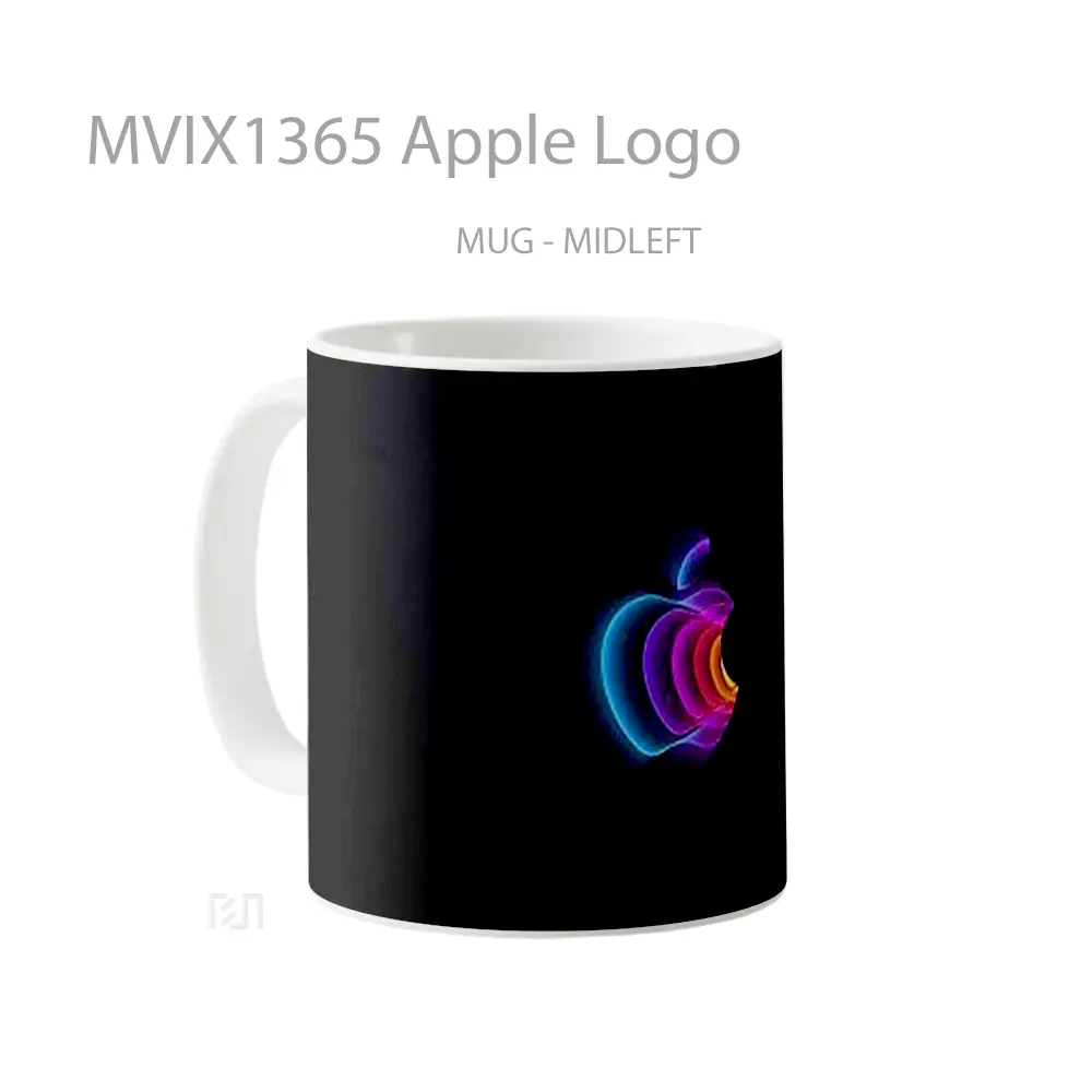 Mug Apple Logo Gelas Keramik Unik - All-side / Desain