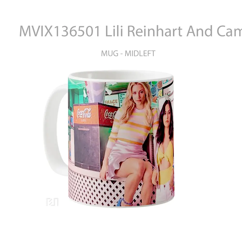 Mug Lili Reinhart And Camila Mendes In Diner Gelas Selebriti - All-side / Desain