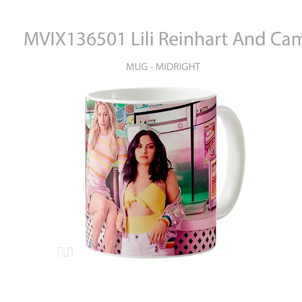 Mug Lili Reinhart And Camila Mendes In Diner Gelas Selebriti - All-side / Desain