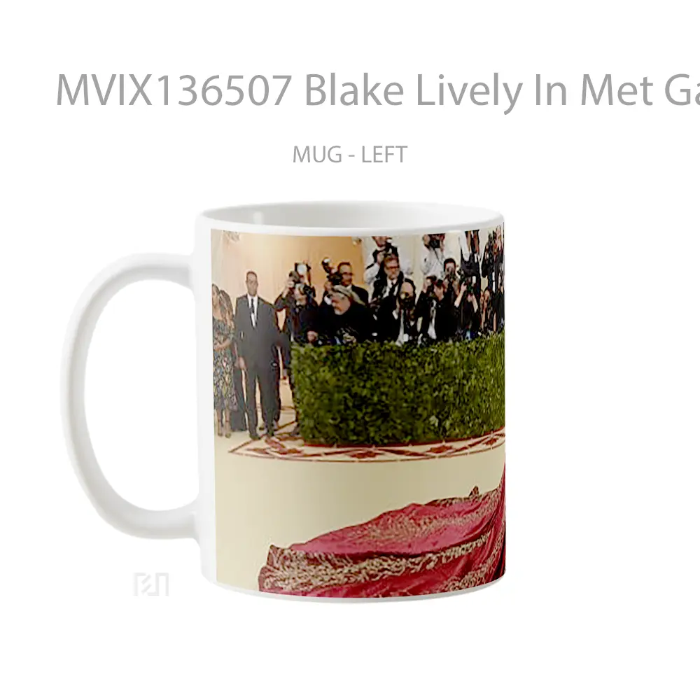 Mug Blake Lively In Met Gala Gelas Keramik Unik - All-side / Desain