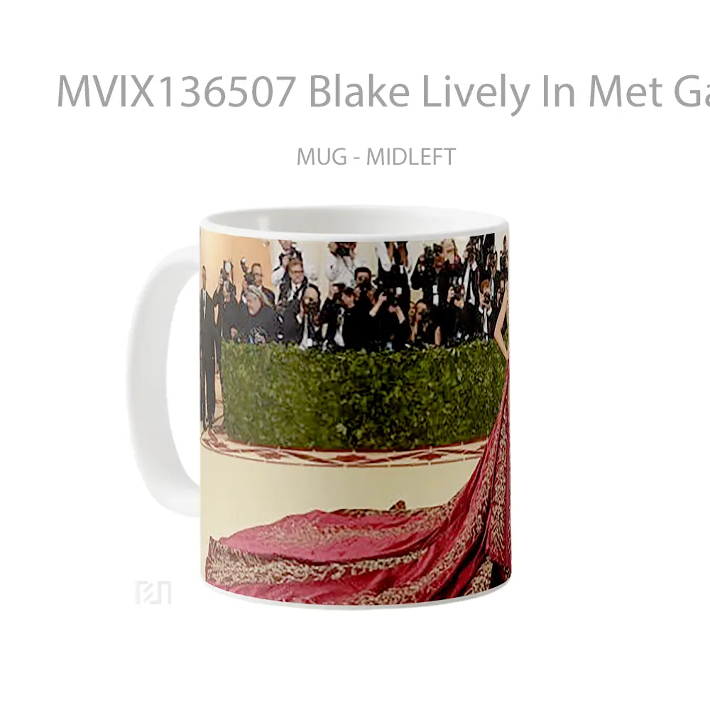 Mug Blake Lively In Met Gala Gelas Keramik Unik - All-side / Desain