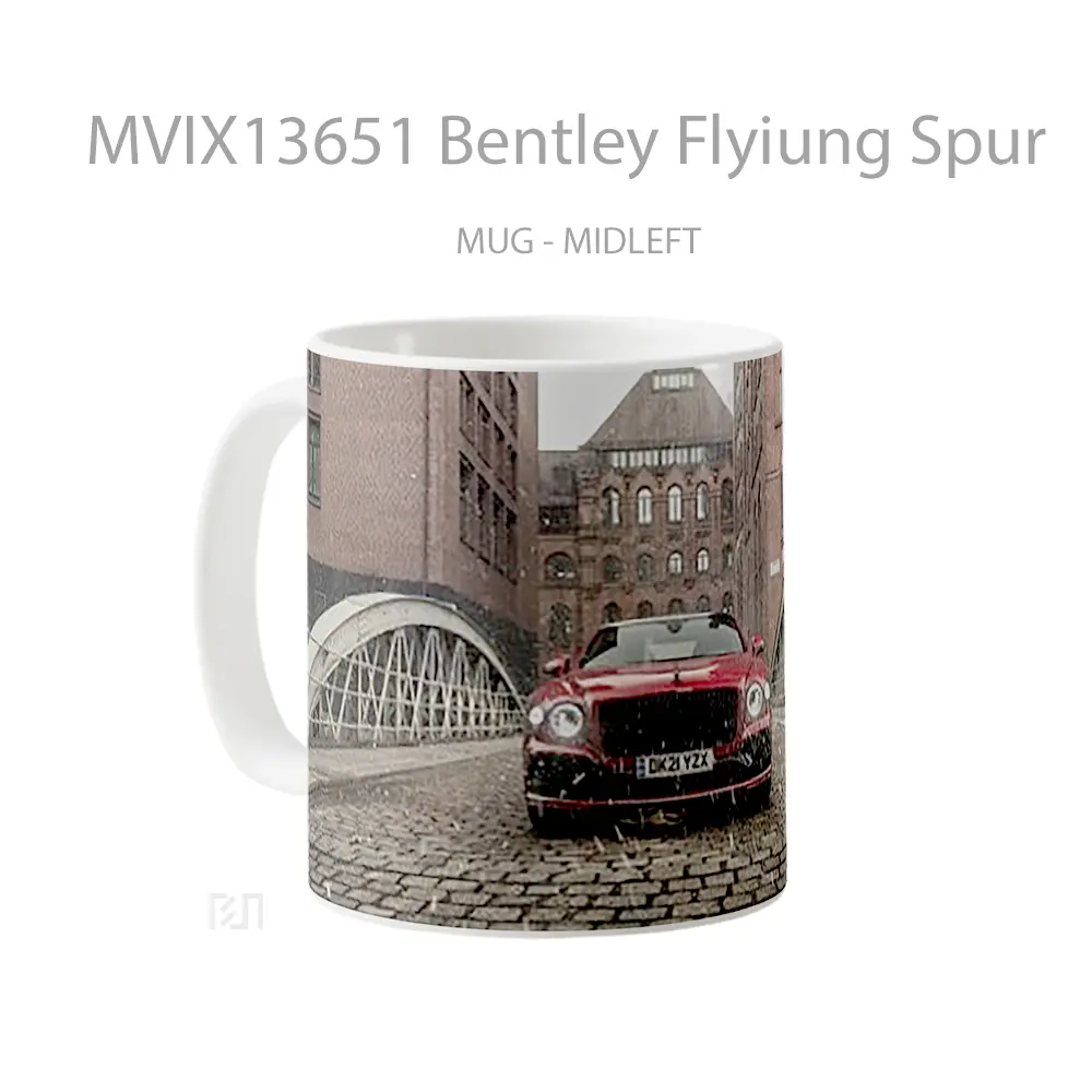 Mug Bentley Flyiung Spur Cangkir Mobil - All-side / Desain